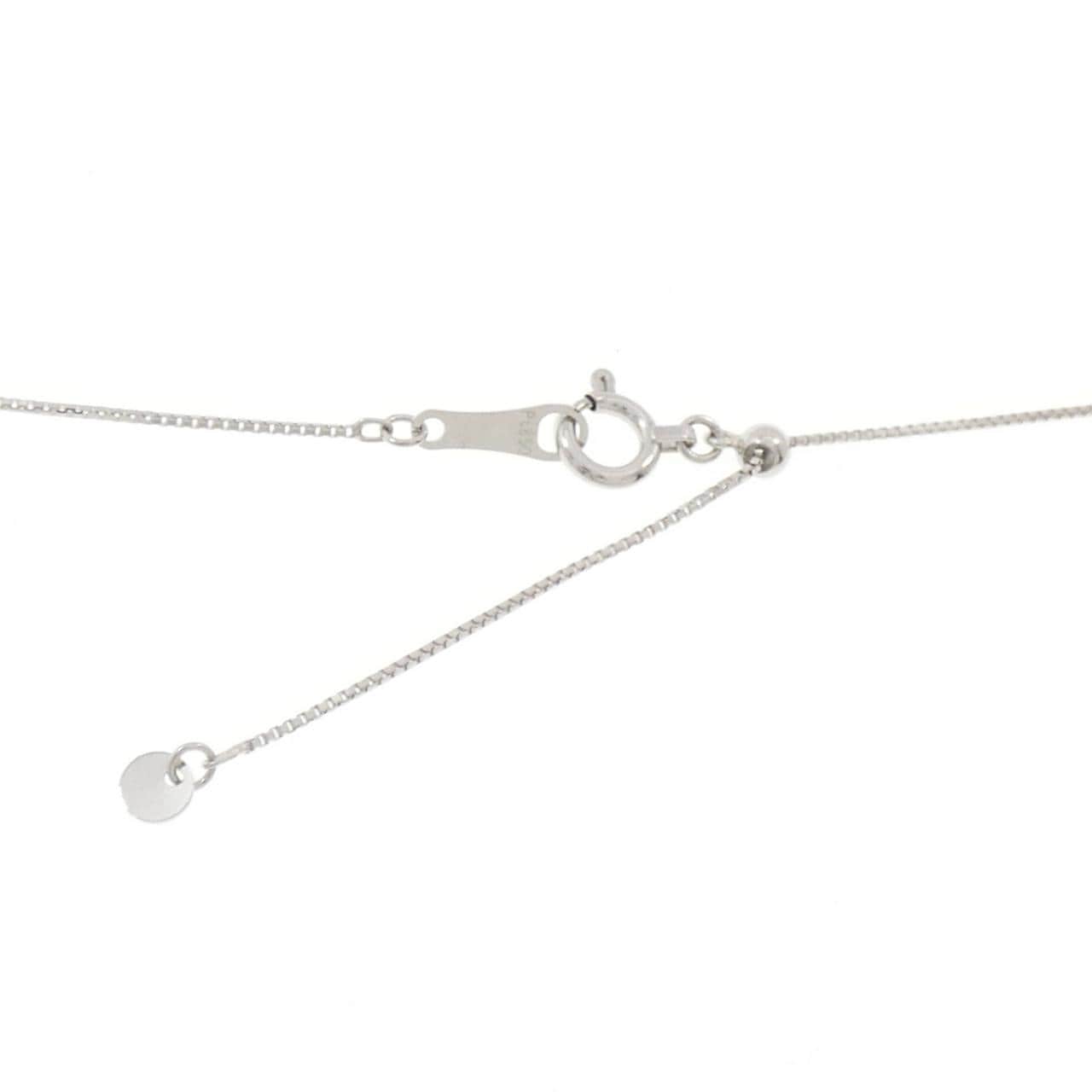 K18PG/PT950/PT850 ダイヤモンド ネックレス 0.16CT