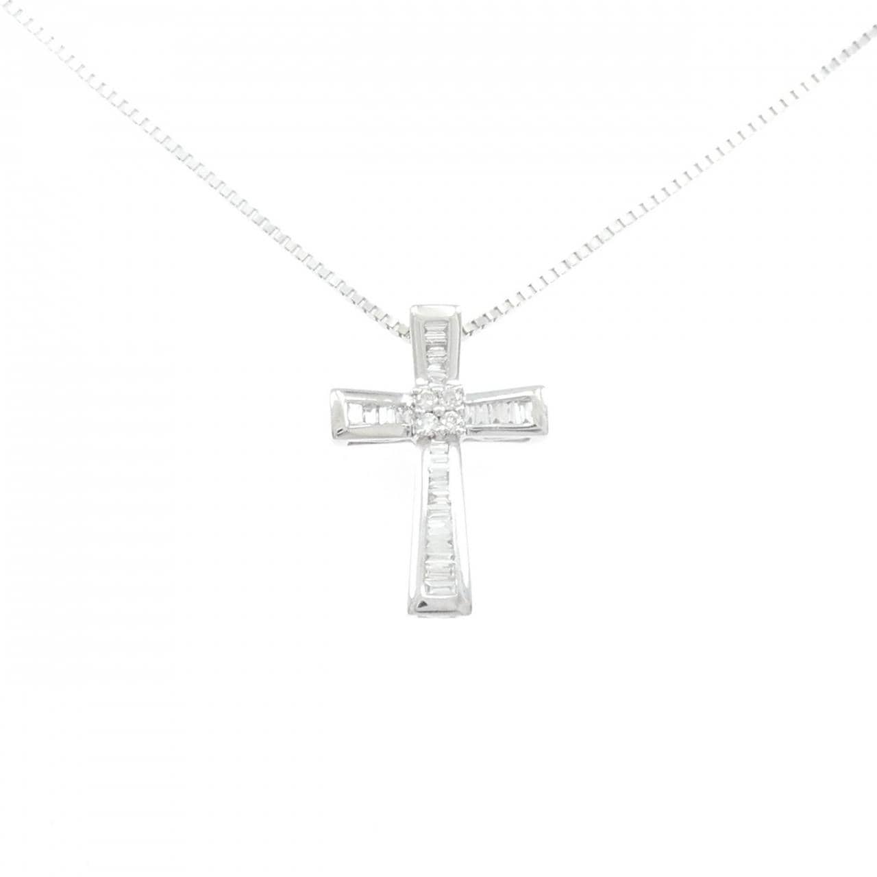 ゾッカイ クロス ダイヤモンド ネックレス