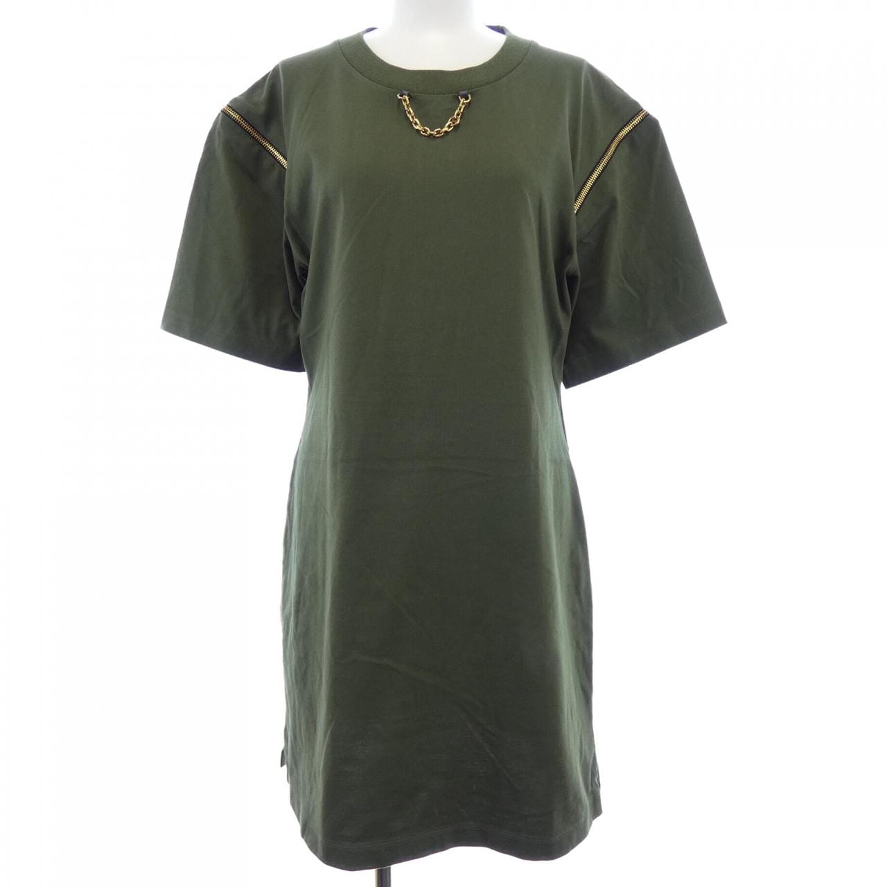 ルイヴィトン LOUIS VUITTON ジッパースリーブtシャツドレス FPJD09API ワンピース