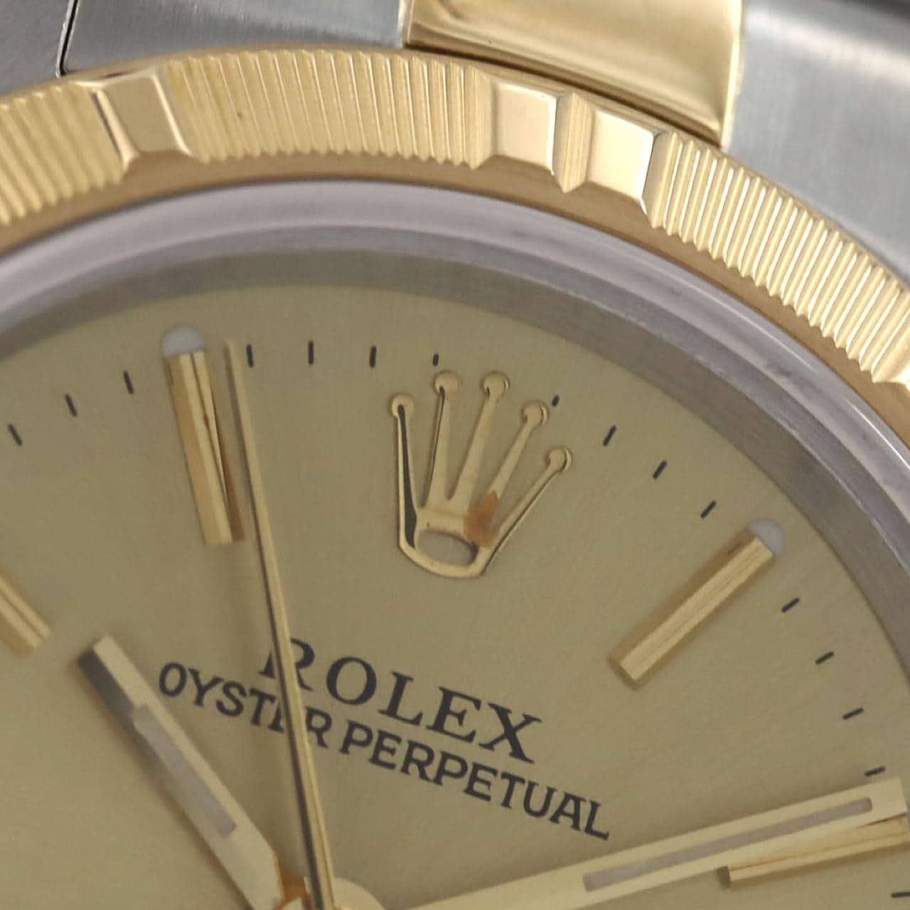 ロレックス オイスターパーペチュアル 76233 SSxYG 自動巻 A番