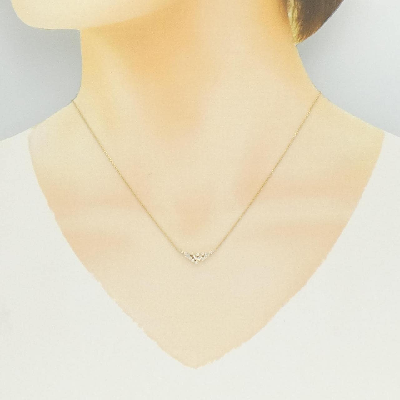 BELLESIORA鑽石項鍊 0.24克拉