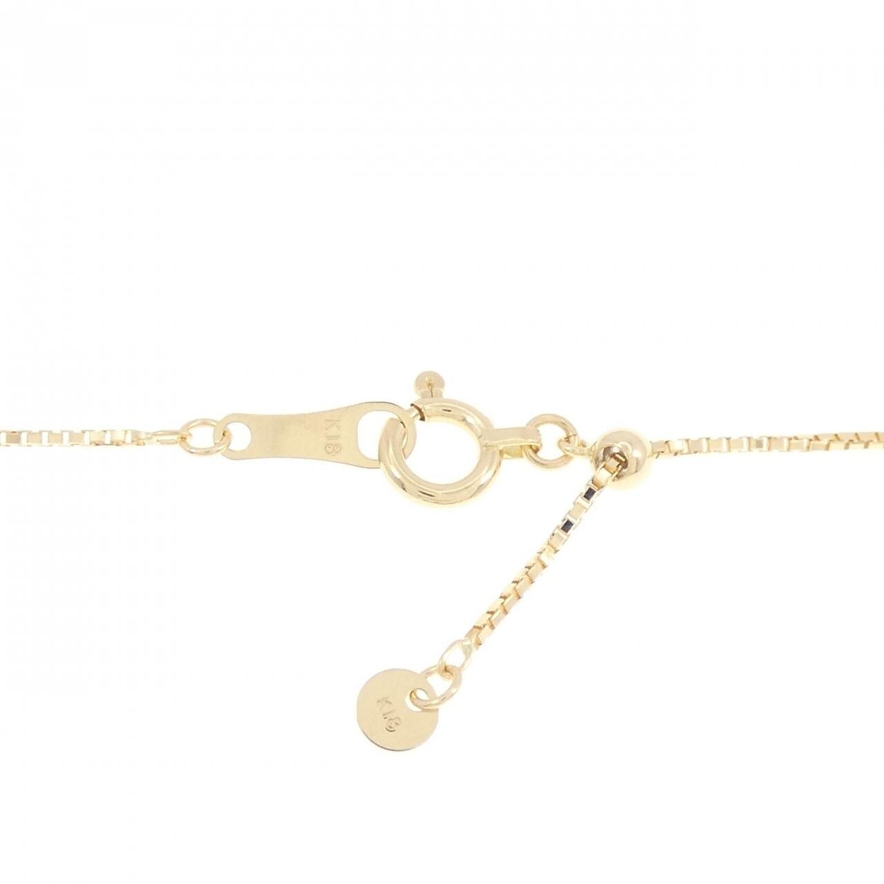 K18YG ダイヤモンド ネックレス 0.19CT