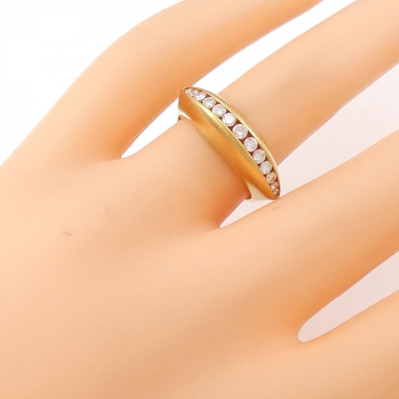 K18YG ダイヤモンド リング 0.35CT