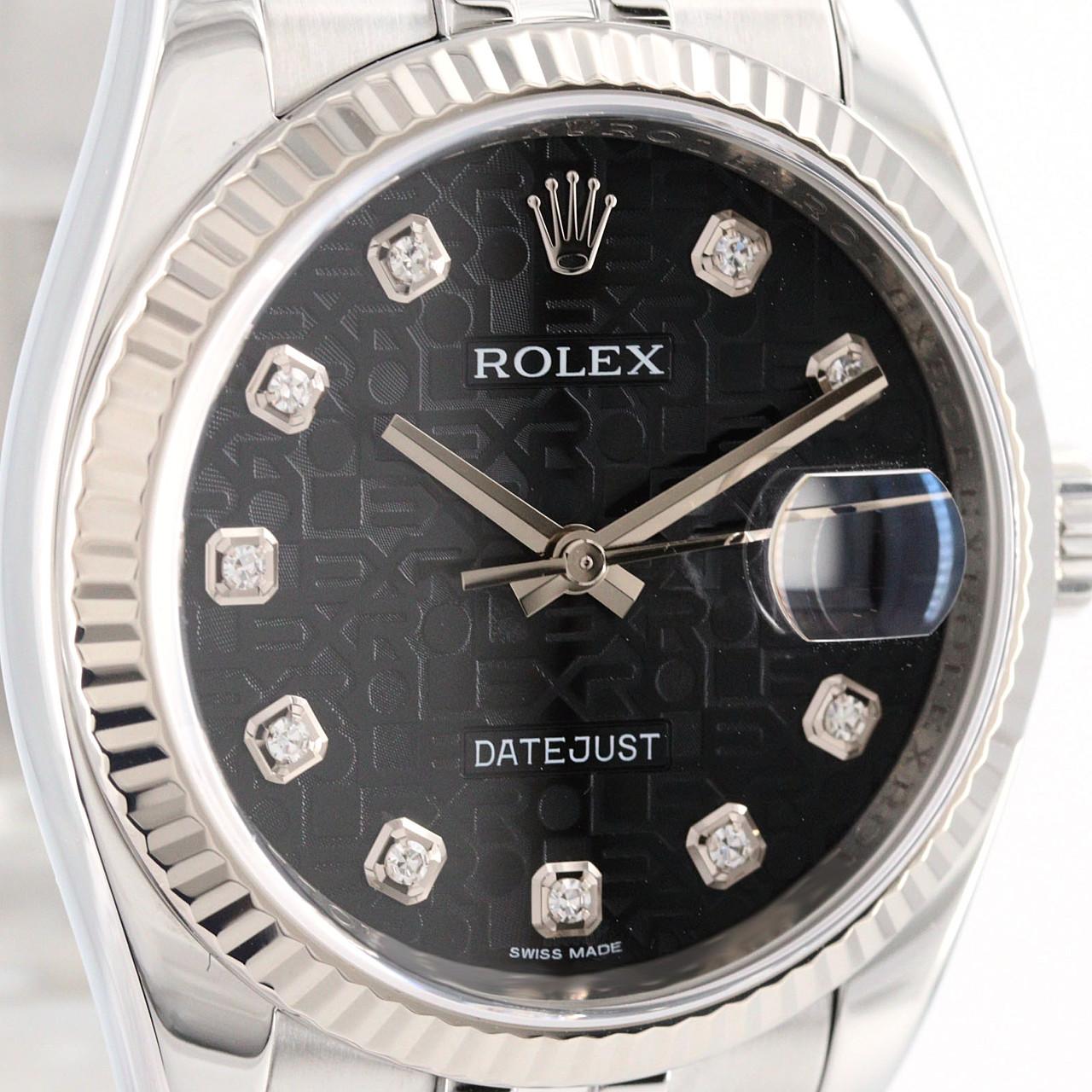 ロレックス デイトジャスト 116234G SSxWG 自動巻 ランダム番