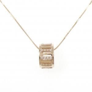 K18PG ダイヤモンド ネックレス 0.21CT
