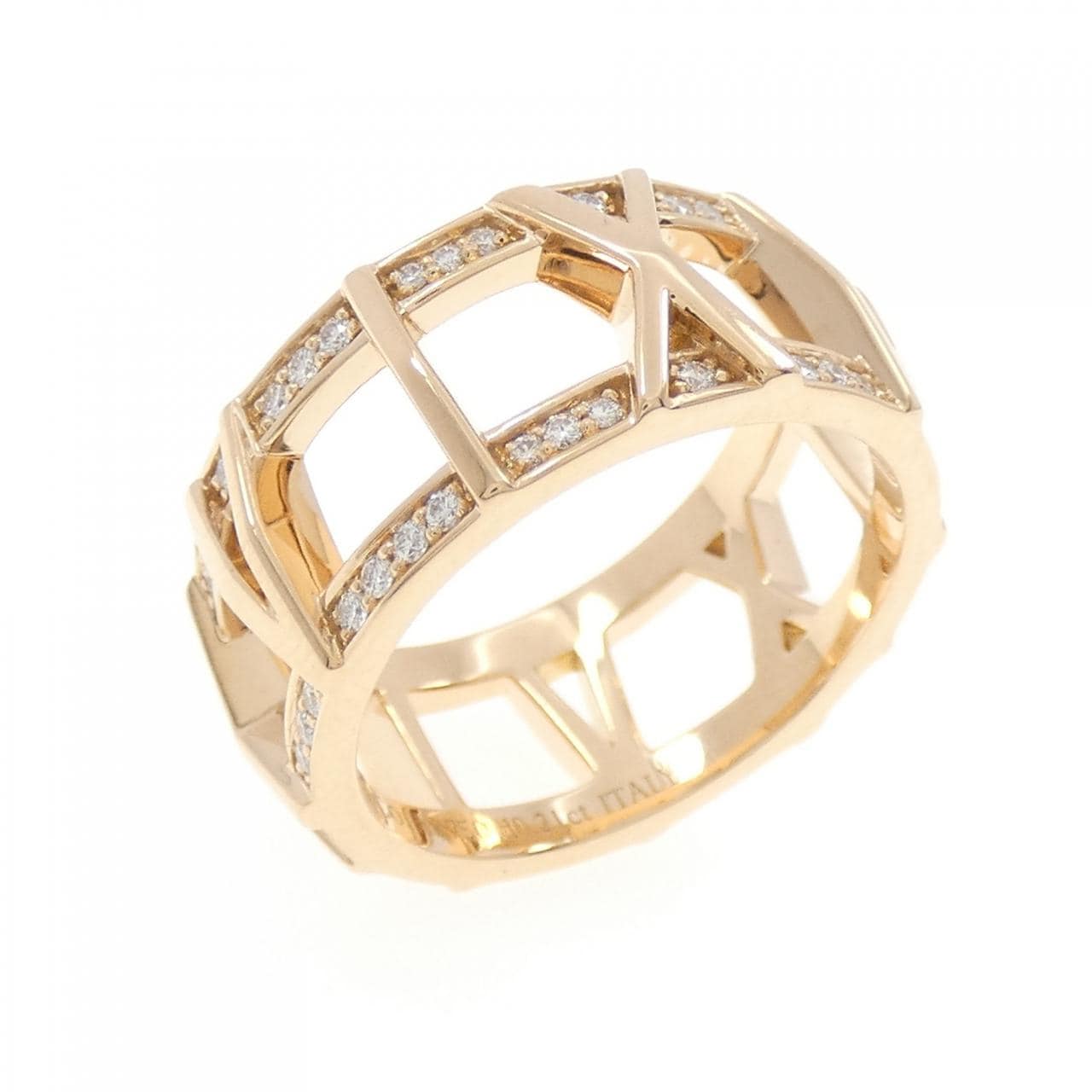 TIFFANY atlas X 開口戒指 0.21CT