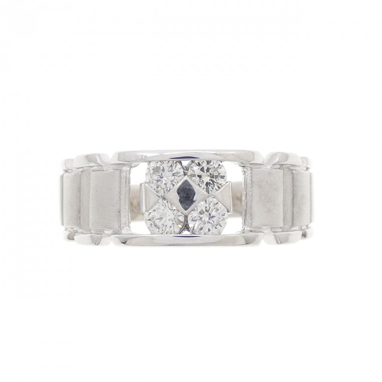 K18WG ダイヤモンド リング 0.30CT