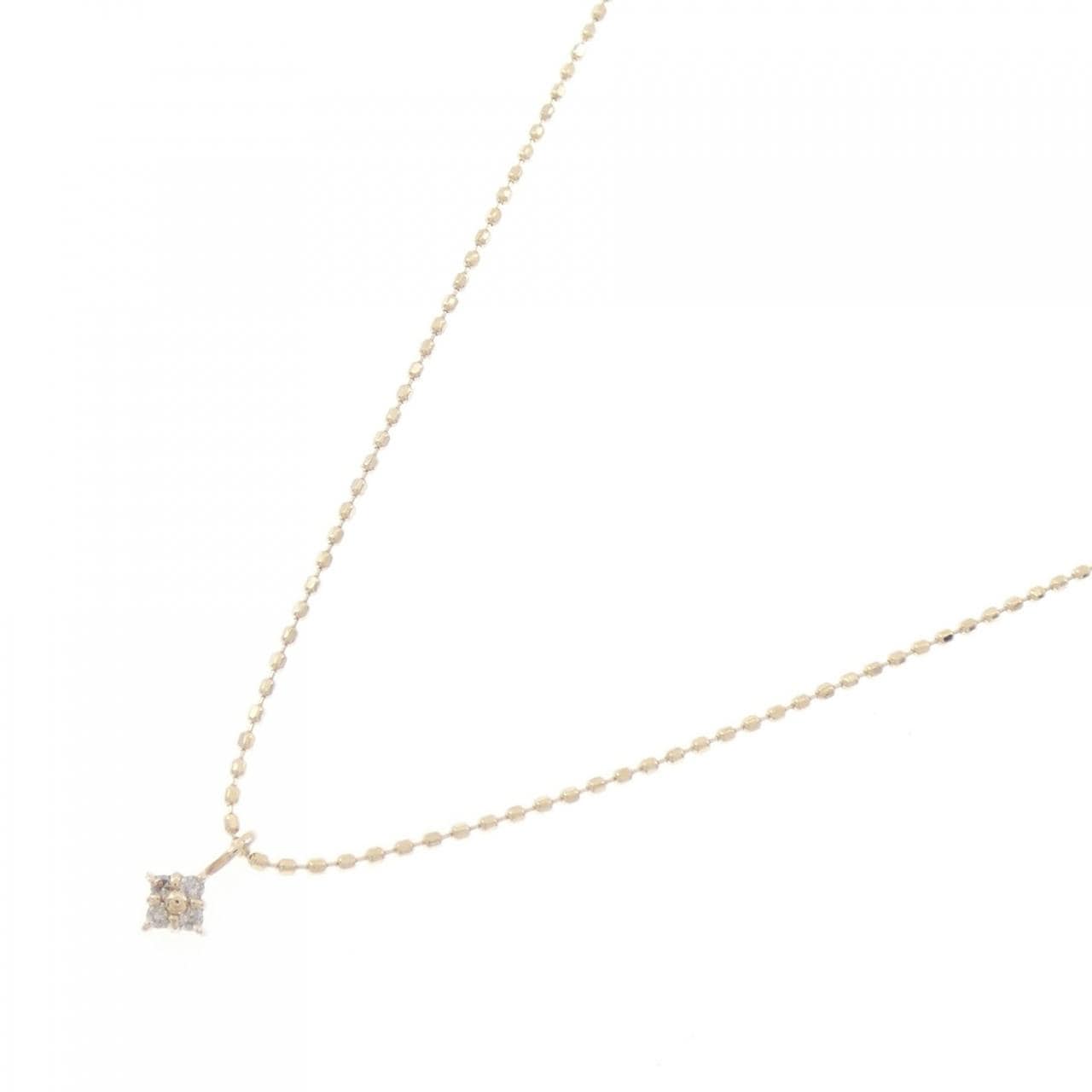 K10YG ダイヤモンド ネックレス 0.02CT