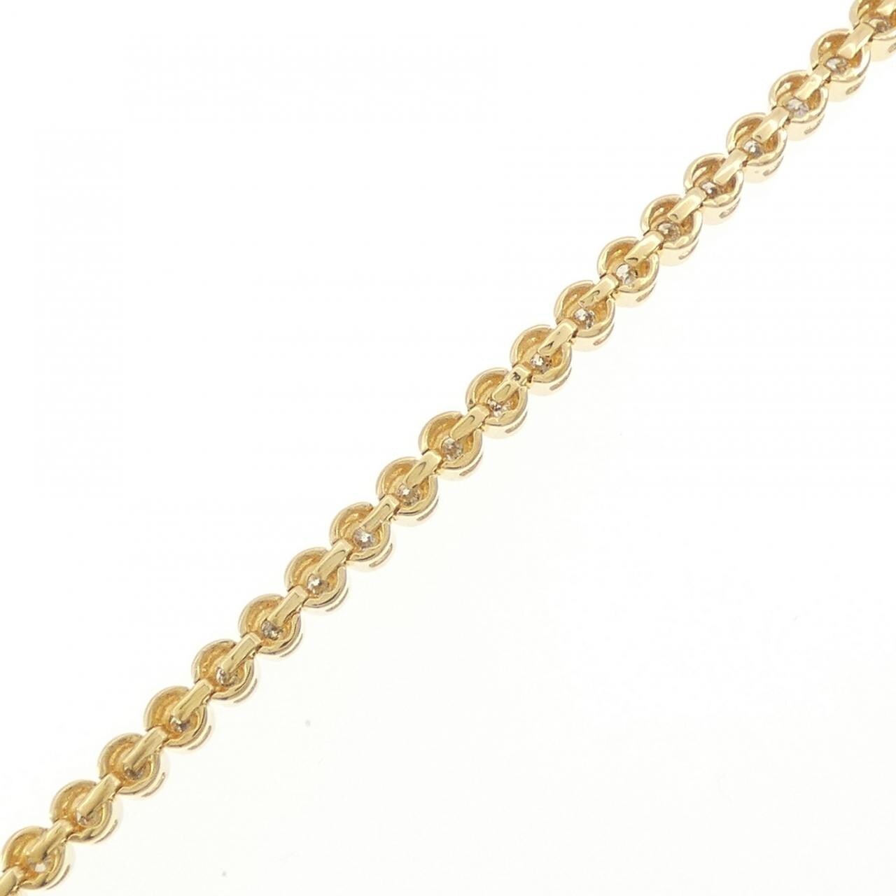 K18YG ダイヤモンド ブレスレット 1.00CT