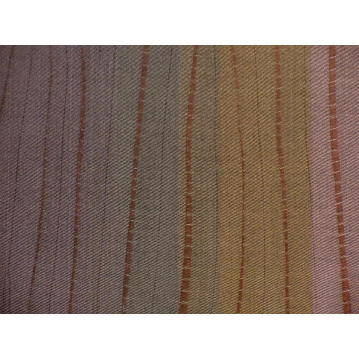 単衣　染紬　絞り加工