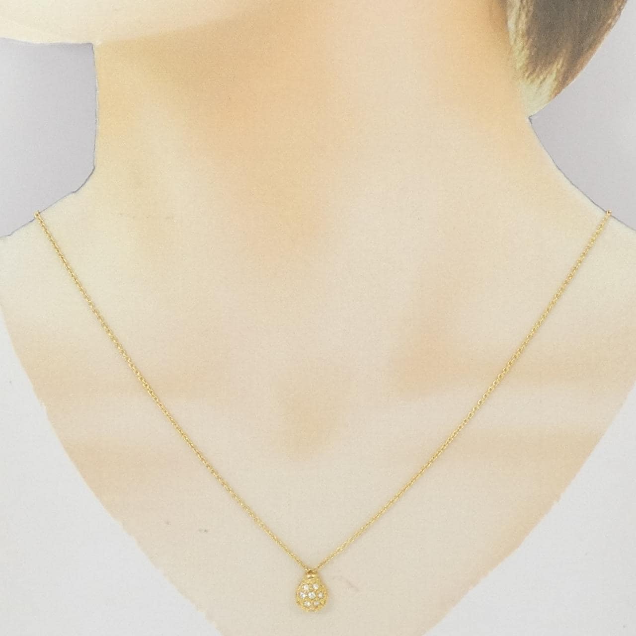 750YG ダイヤモンド ネックレス