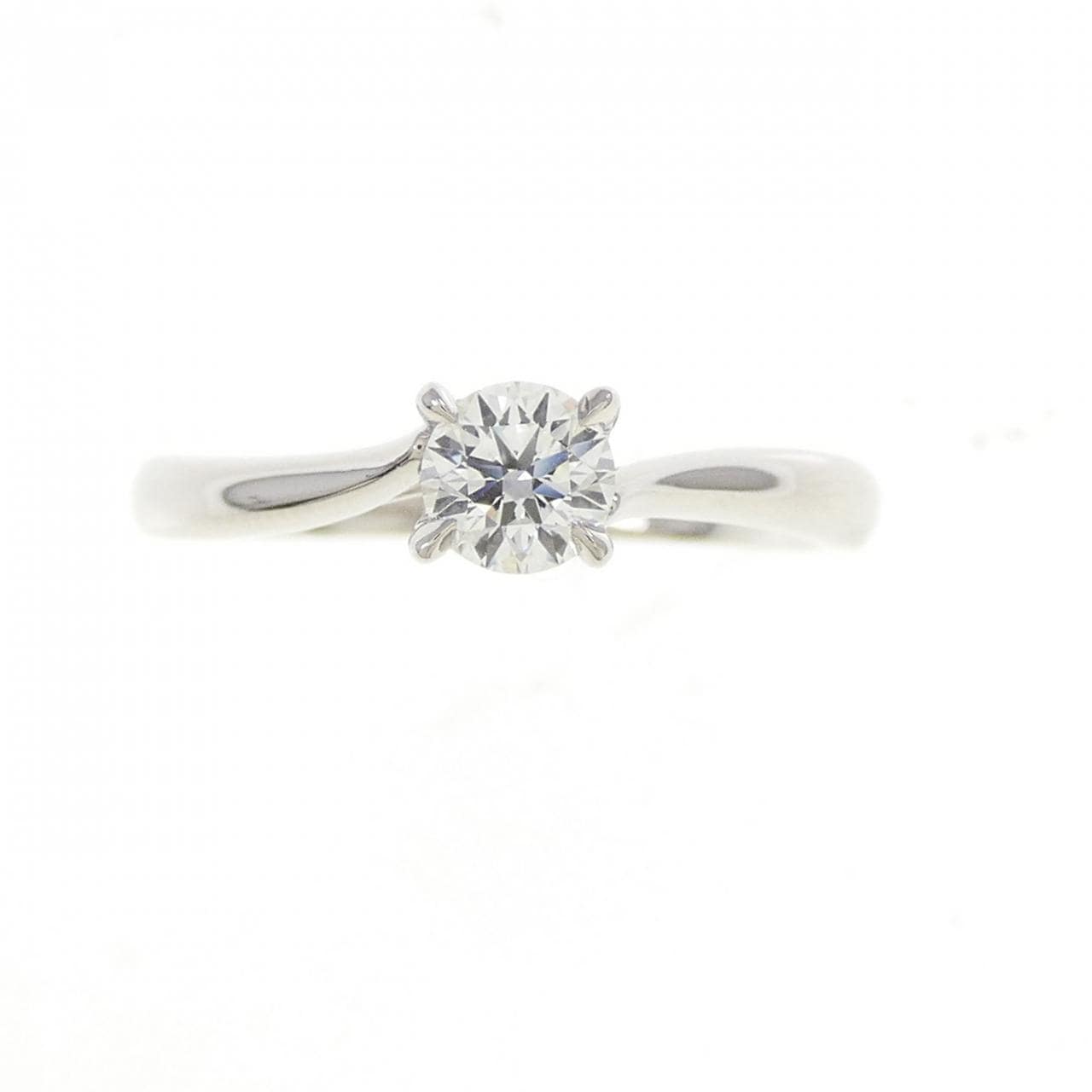 PT950 ダイヤモンド リング 0.285CT F SI1 3EXT