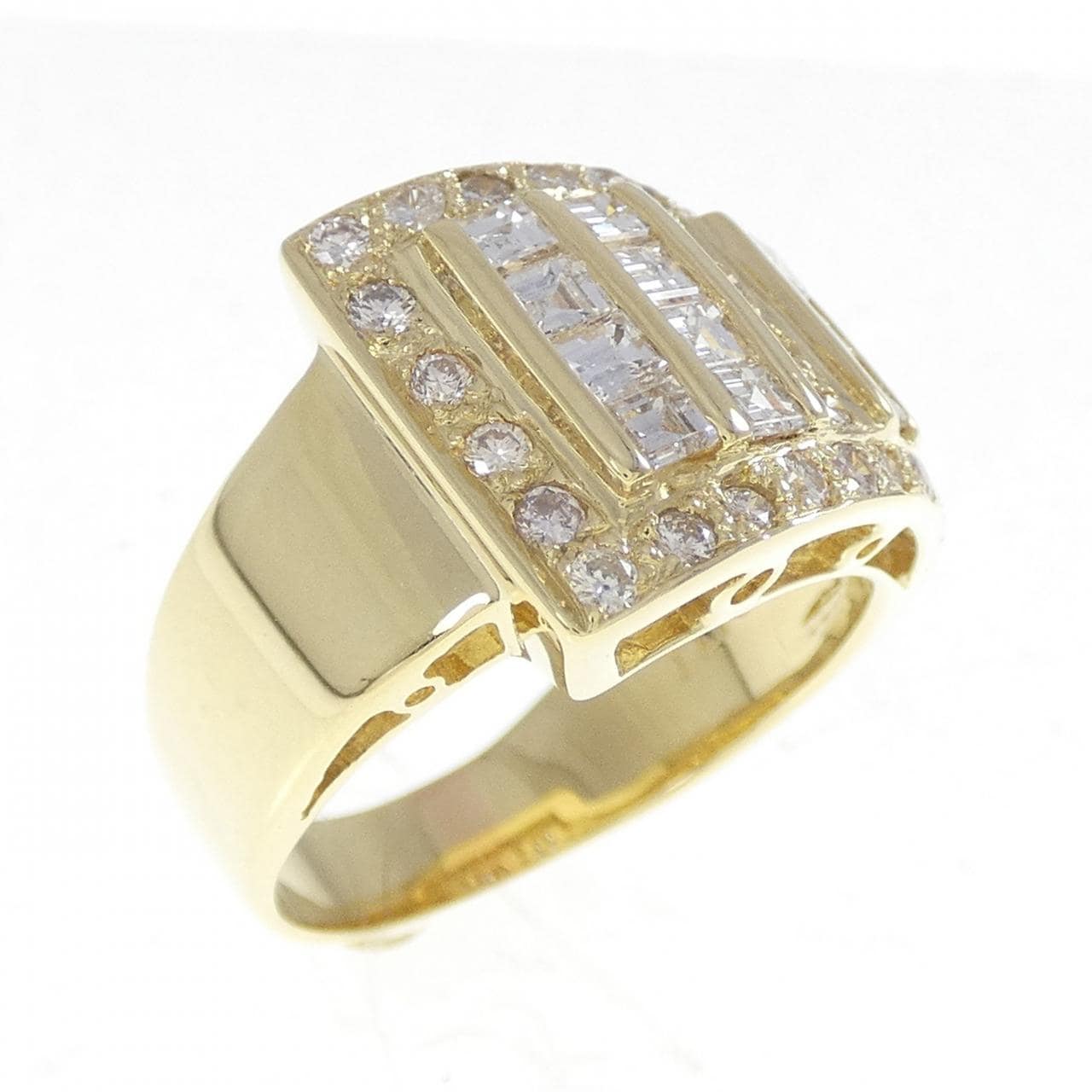 K18YG ダイヤモンド リング 1.77CT