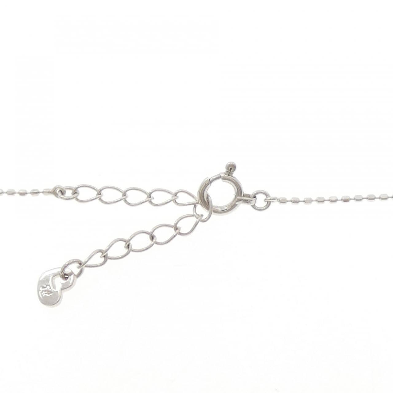セイレーン アズーロ イニシャルM ダイヤモンド ネックレス 0.20CT