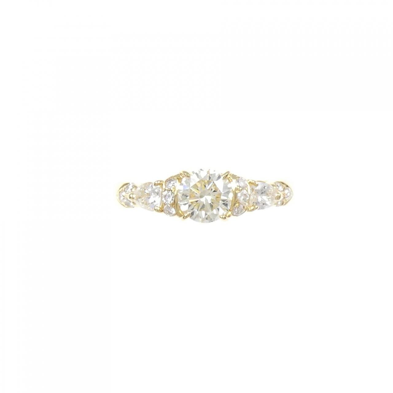 K18YG ダイヤモンド リング 0.68CT