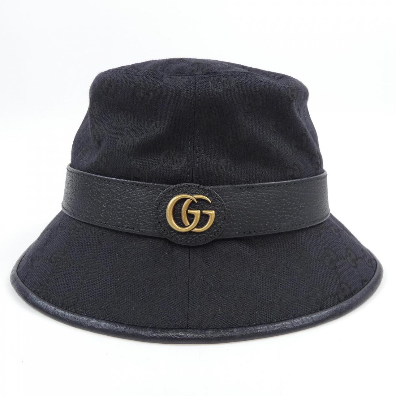グッチ GUCCI ダブルG付き GGキャンバス バケットハット 576587 4HG53 ハット