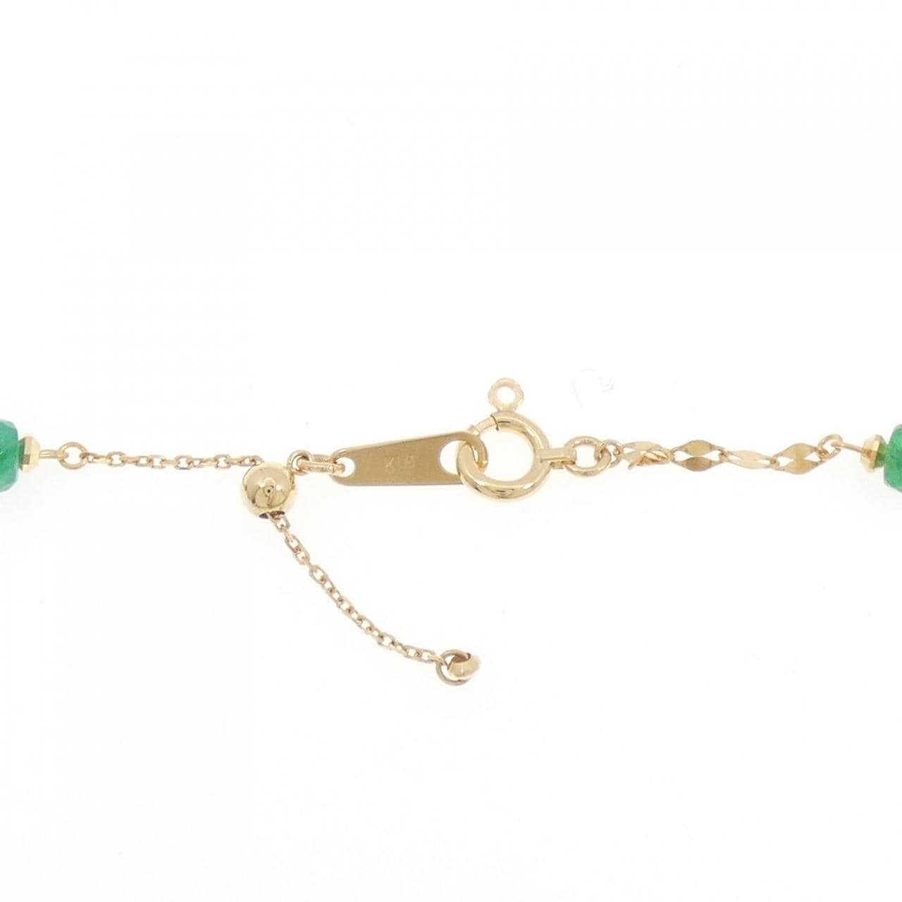 K18YG エメラルド ブレスレット 2.20CT