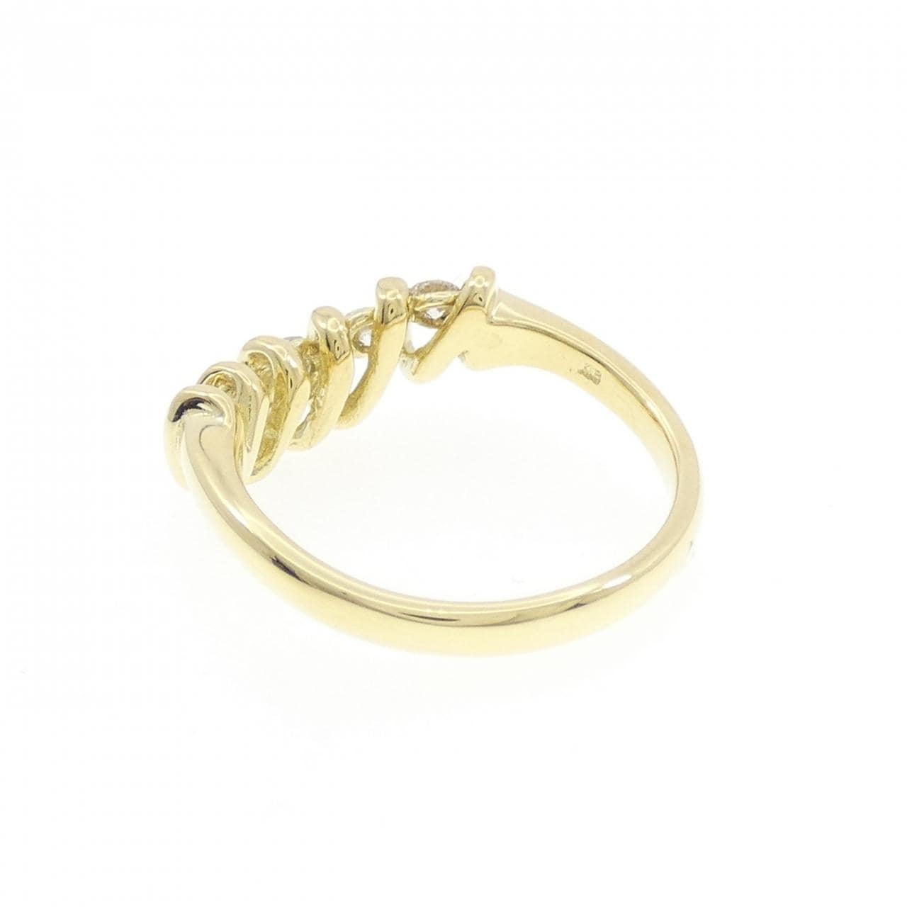 K18YG ダイヤモンド リング 0.31CT