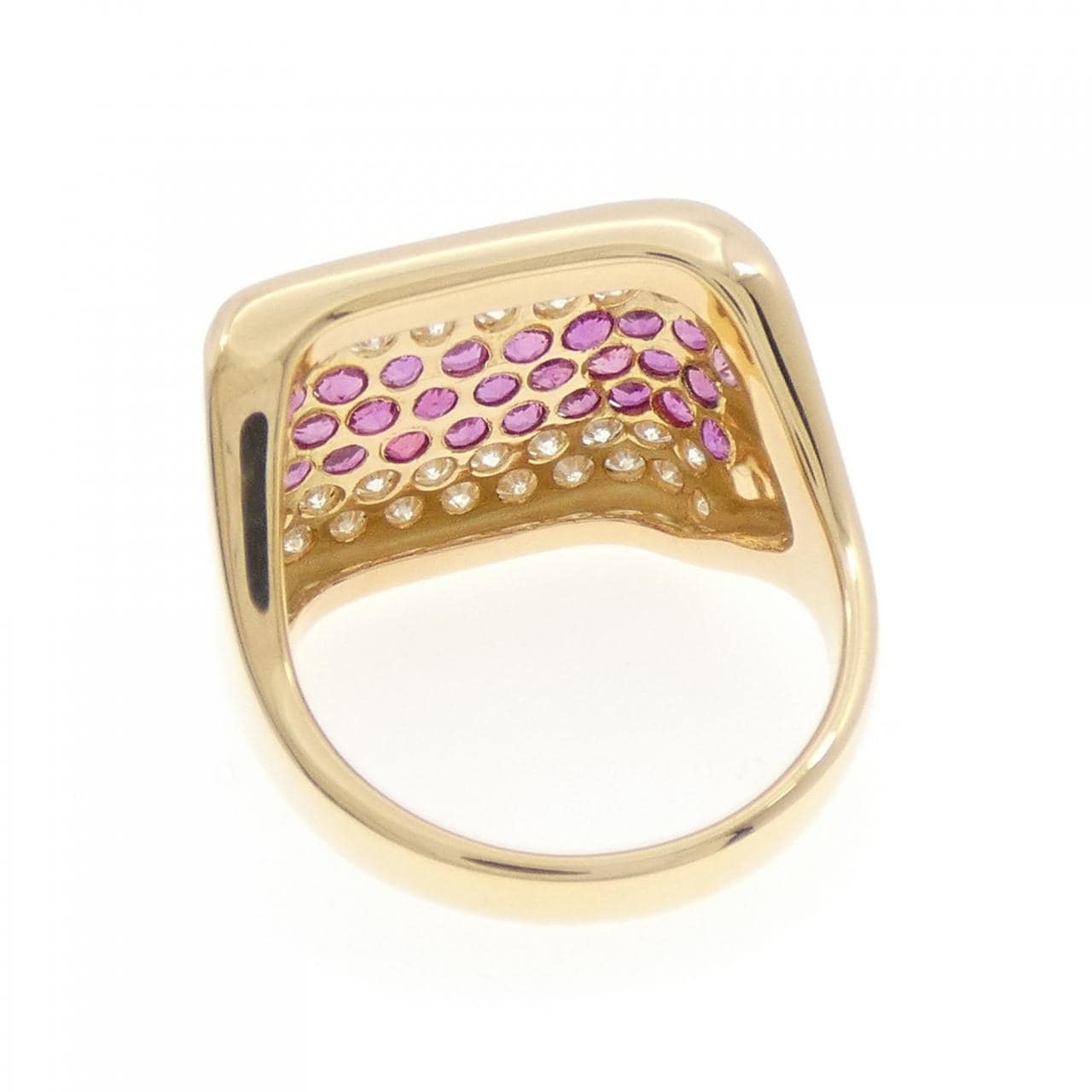 K18YG ルビー リング