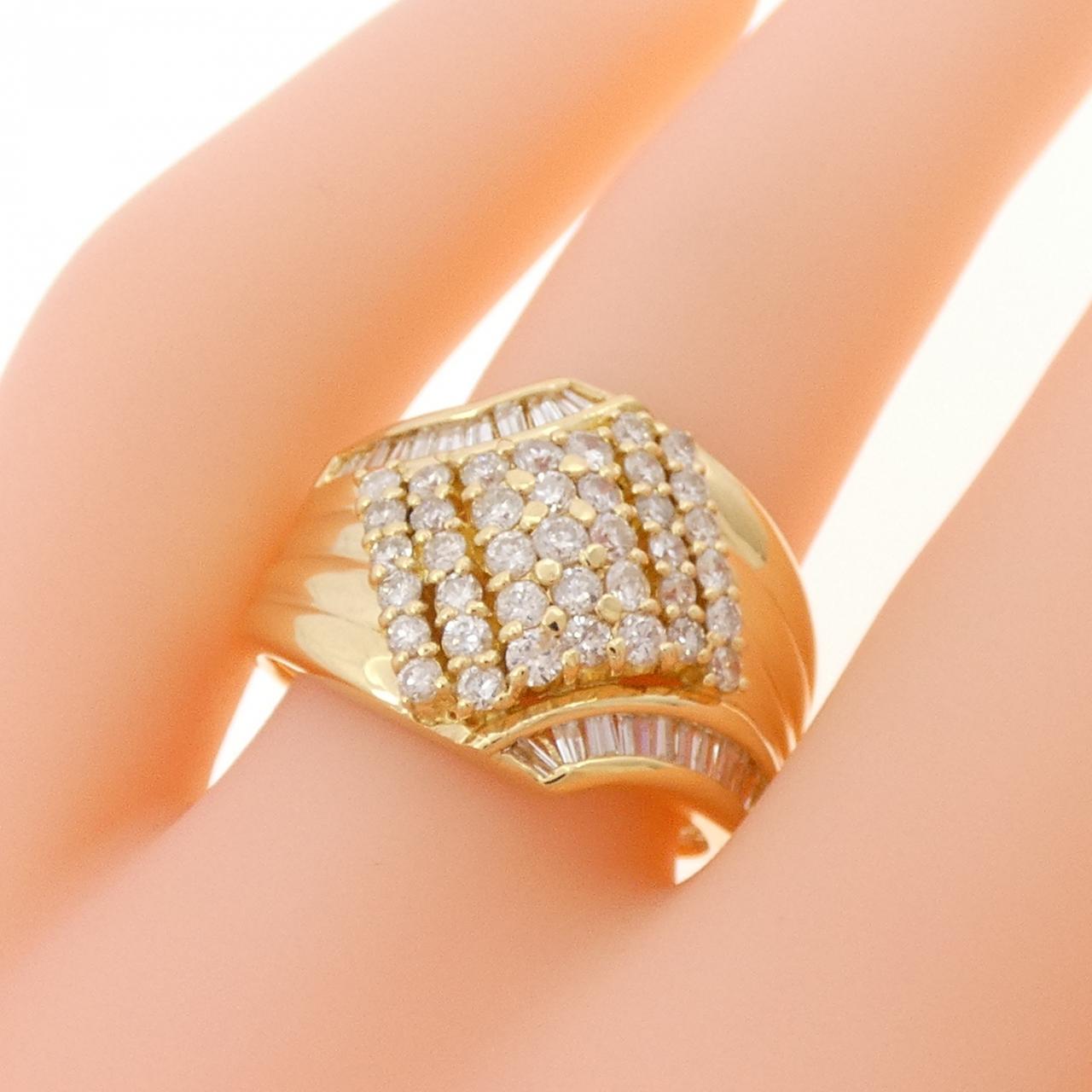 K18YG ダイヤモンド リング 1.00CT