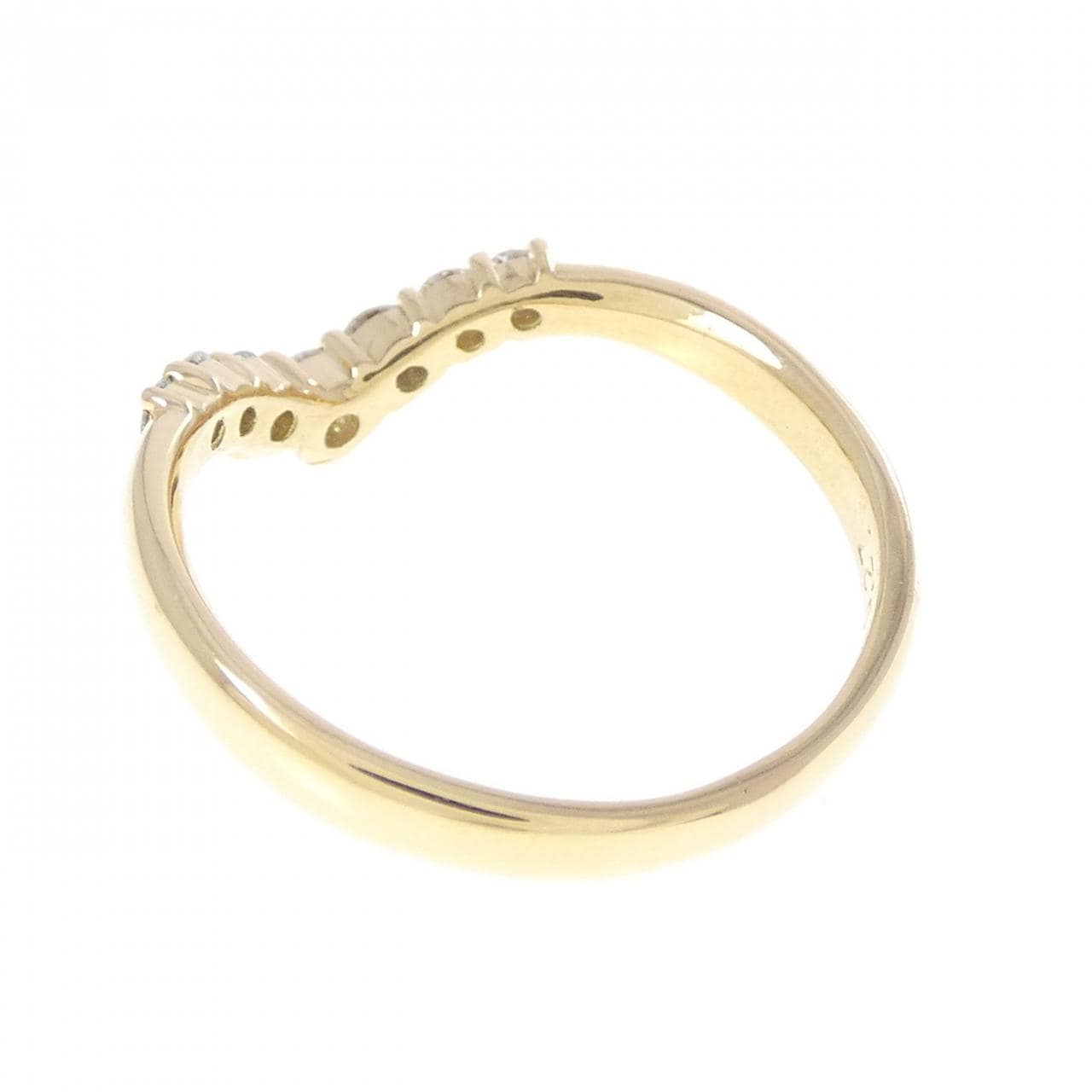 K18YG ダイヤモンド リング 0.27CT