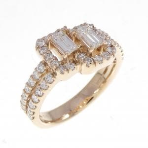 K18PG ダイヤモンド リング 1.00CT