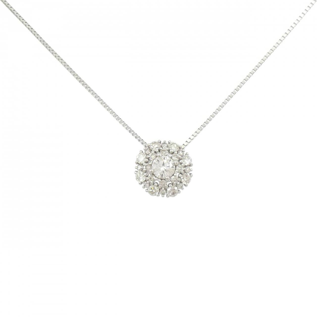 PT950/PT850 ダイヤモンド ネックレス 0.40CT