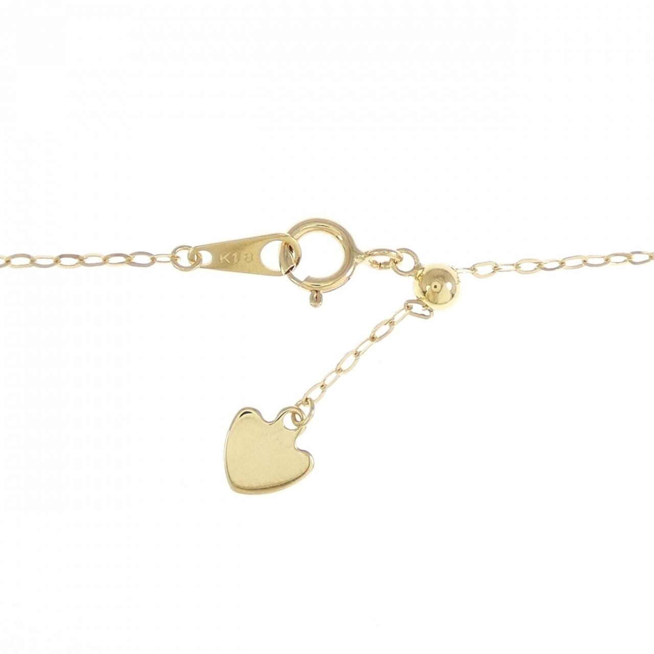 K18YG ダイヤモンド ネックレス 0.20CT