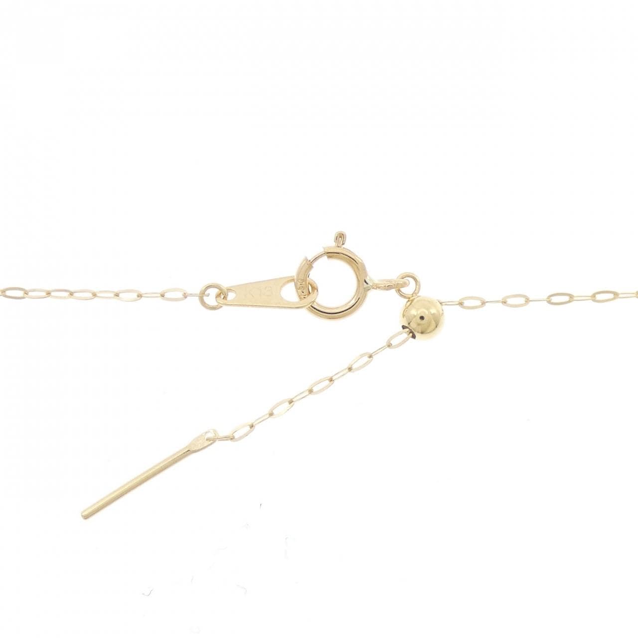 K18YG/K18WG ダイヤモンド ネックレス 0.43CT