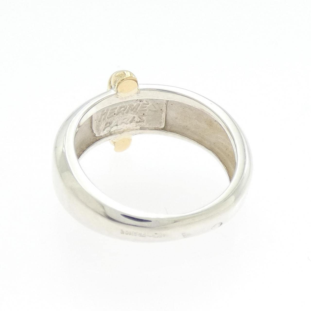 【ヴィンテージ】エルメス ホールマーク/18KYG リング