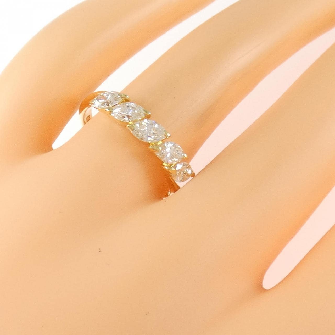 K18YG ダイヤモンド リング 1.05CT