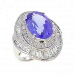 PT900 タンザナイト リング 4.44CT
