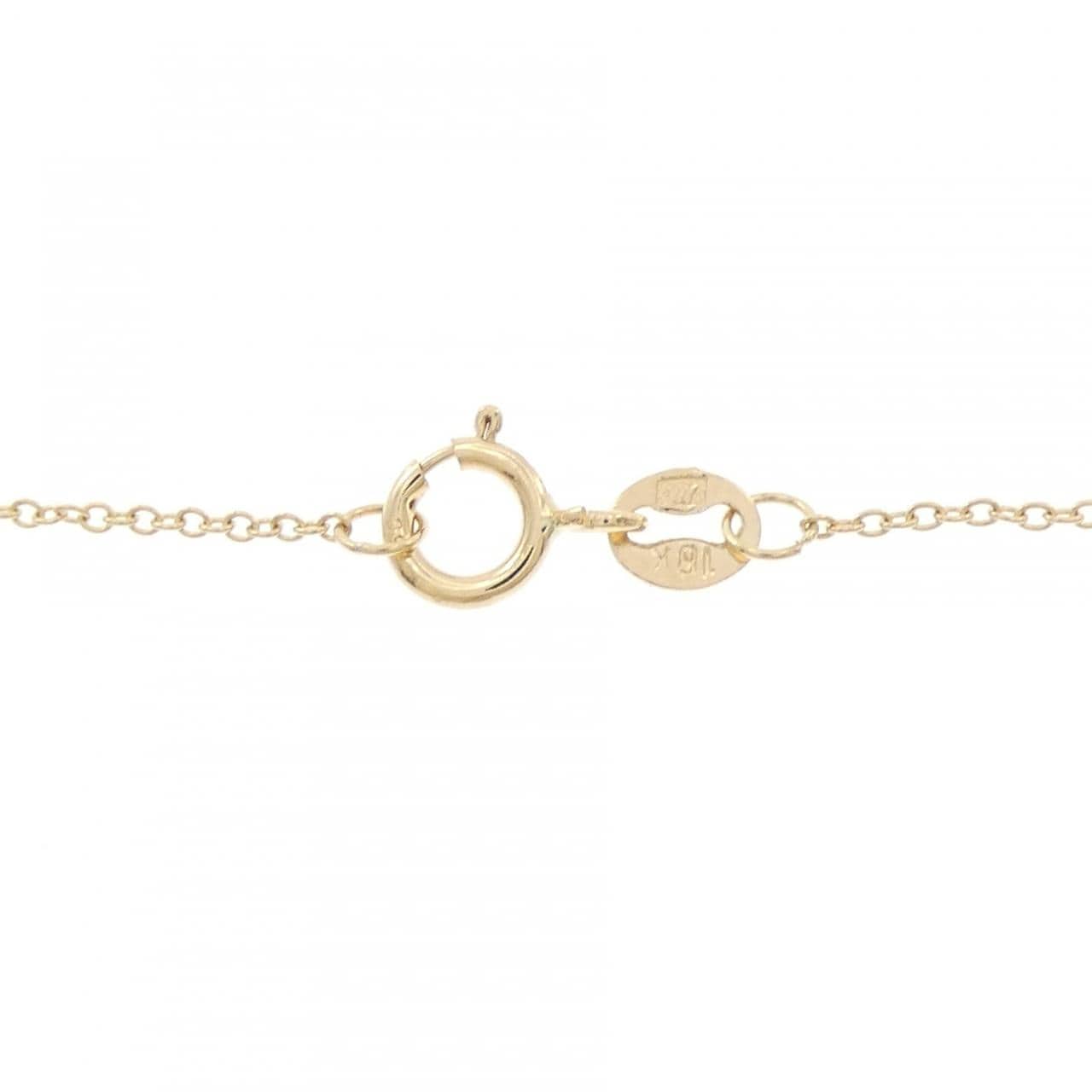 18KYG エメラルド ネックレス