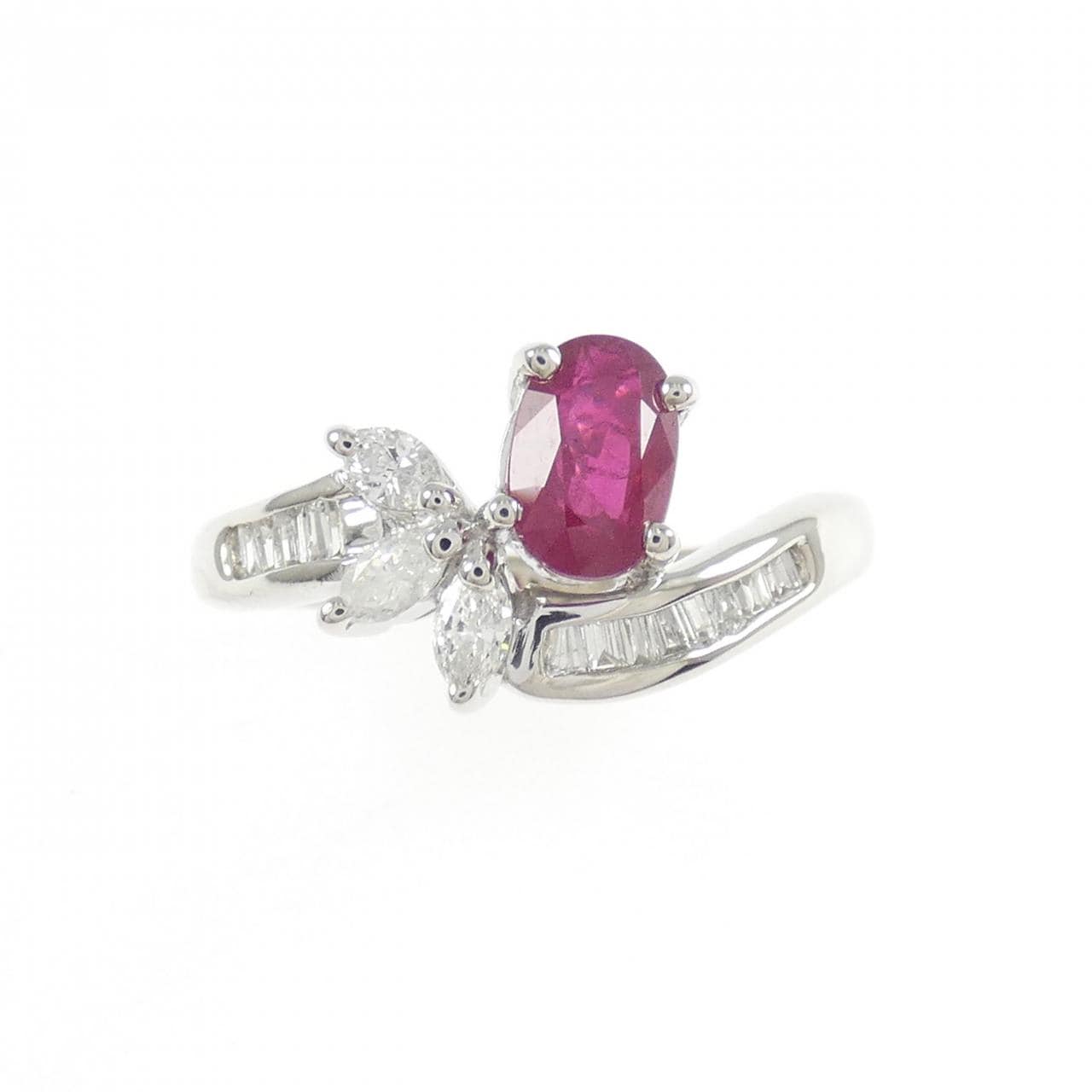 PT900 ルビー リング 0.80CT