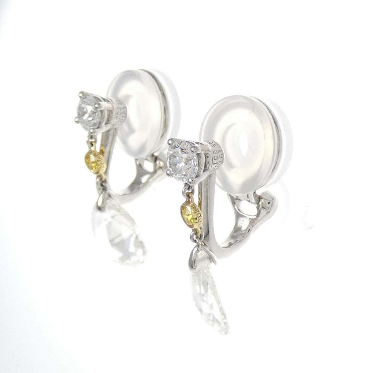 Gimel Diamond Earrings 0.056CT