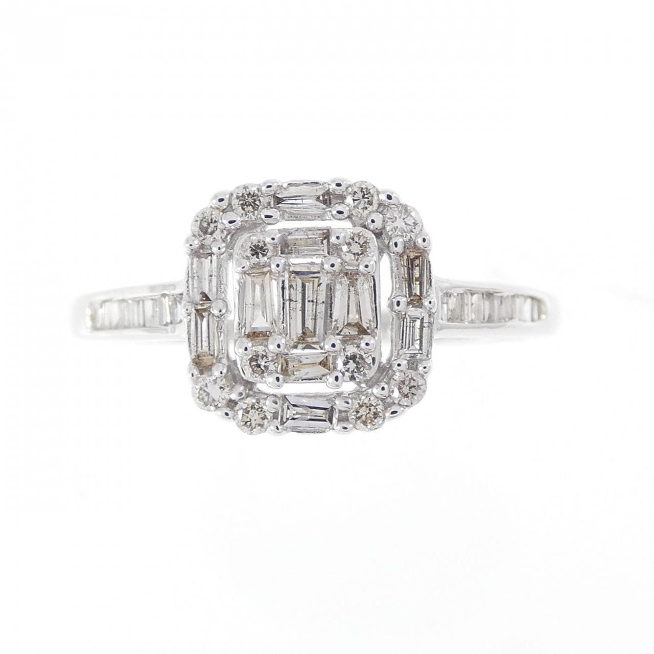 K18WG ダイヤモンド リング 0.30CT