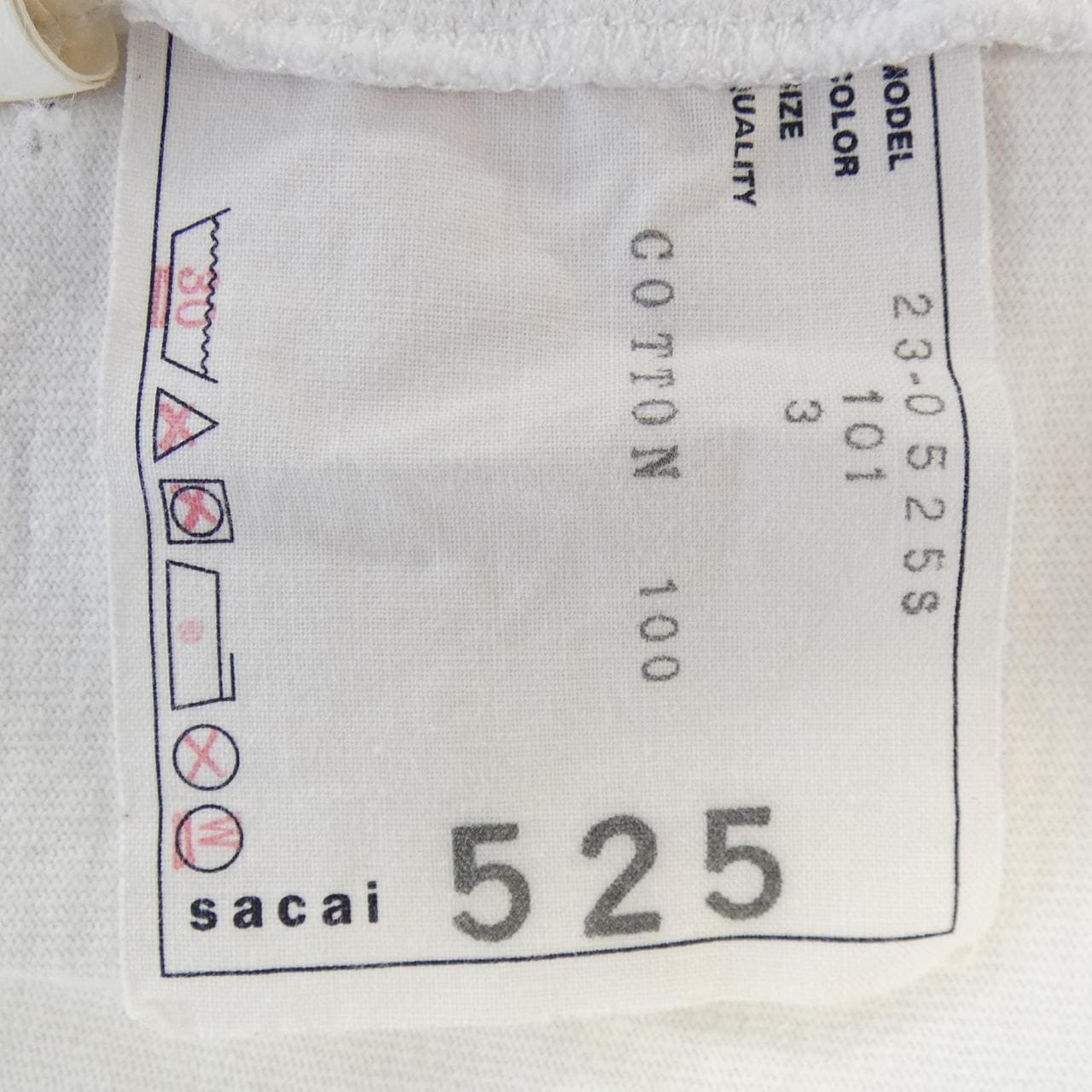 サカイ SACAI 23-0525S Tシャツ
