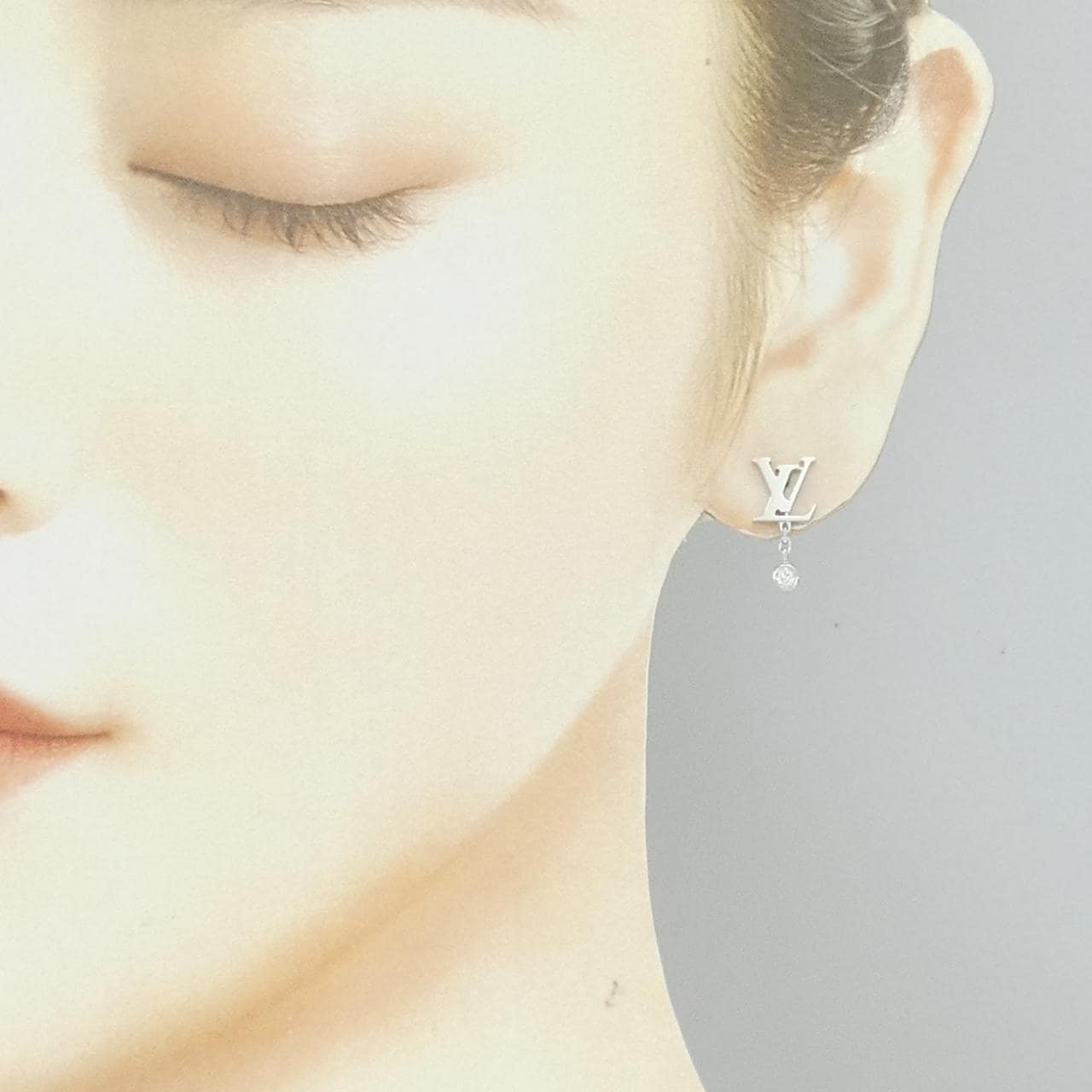 ルイヴィトン イディール ブロッサム ピアス 片耳