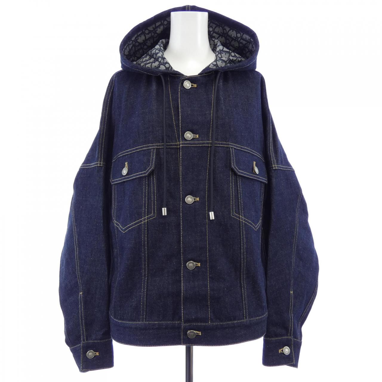 クリスチャンディオール CHRISTIAN DIOR オーバーサイズジャケット ディオール オブリーク 442V34A3161 デニムジャケット