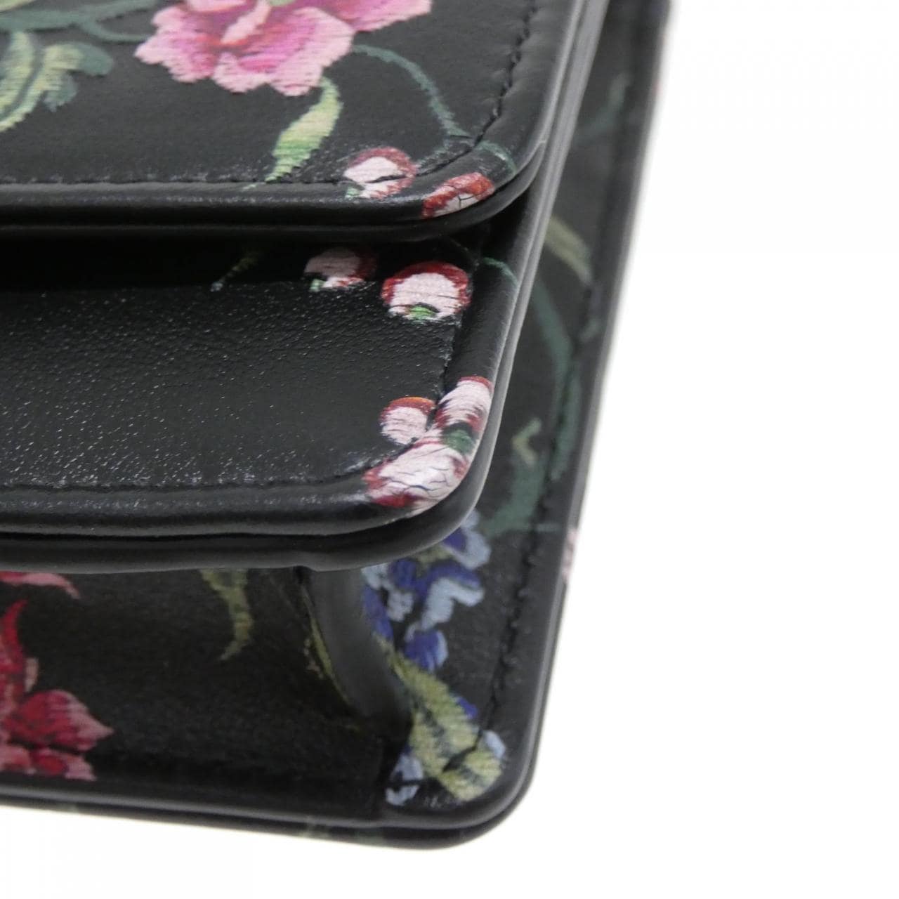 クリスチャンディオール DIOR PETITES FLEURS ディオール カロ S5134OBQJ チェーンウォレット