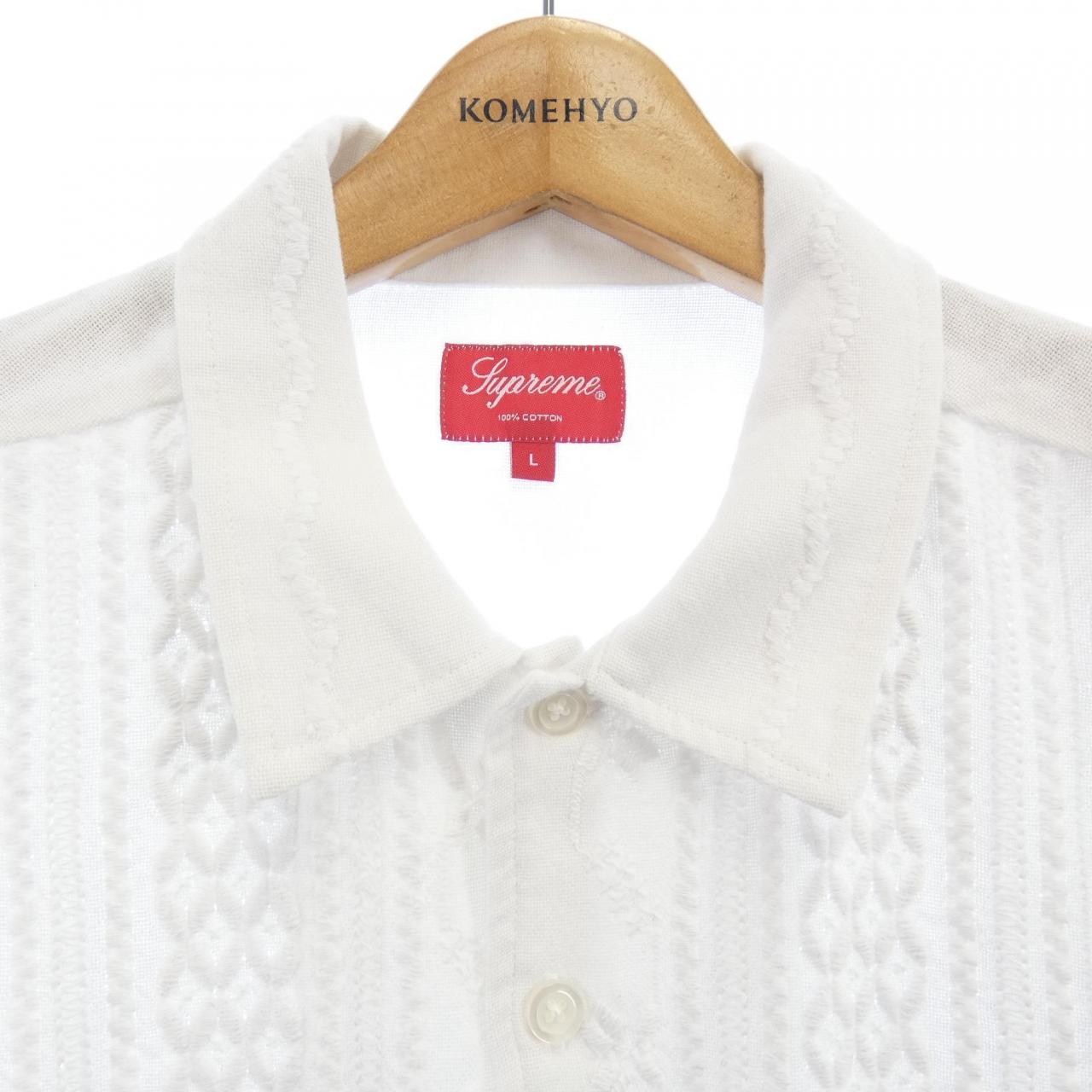 シュプリーム SUPREME Emboidered S／Sシャツ