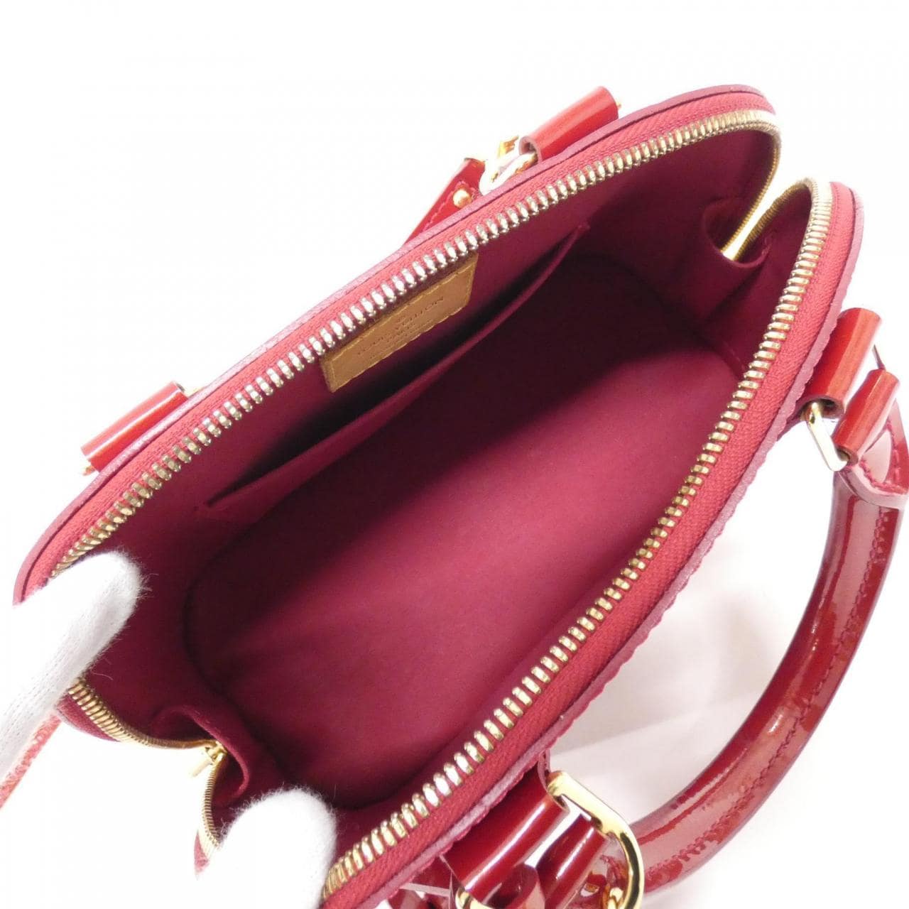 LOUIS VUITTON Vernis Rayule Alma BB M91593 包