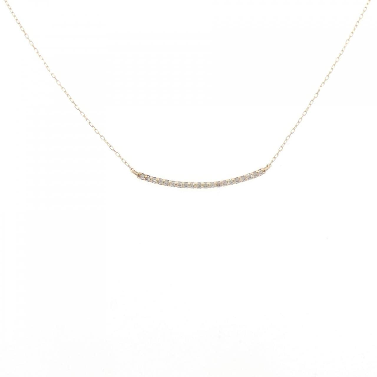 K10YG ダイヤモンド ネックレス 0.10CT