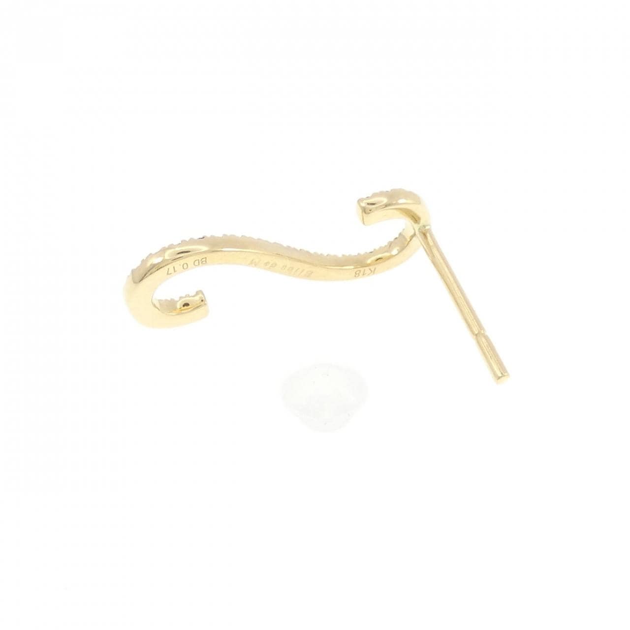 ビジュードエム ダイヤモンド ピアス 0.17CT 片耳