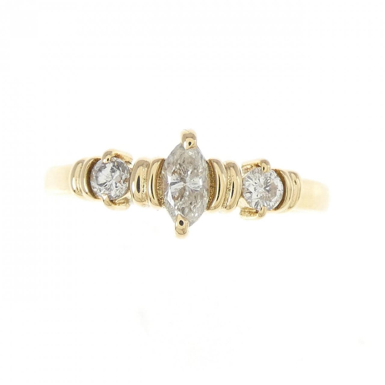 K18YG ダイヤモンド リング 0.30CT