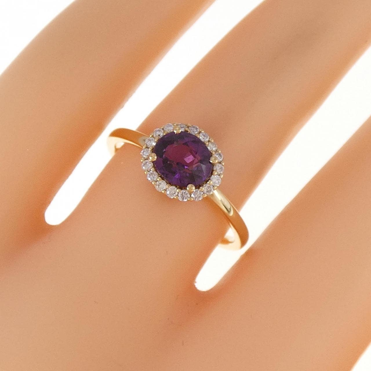 [BRAND NEW] K18YG Sapphire Ring 1.19CT