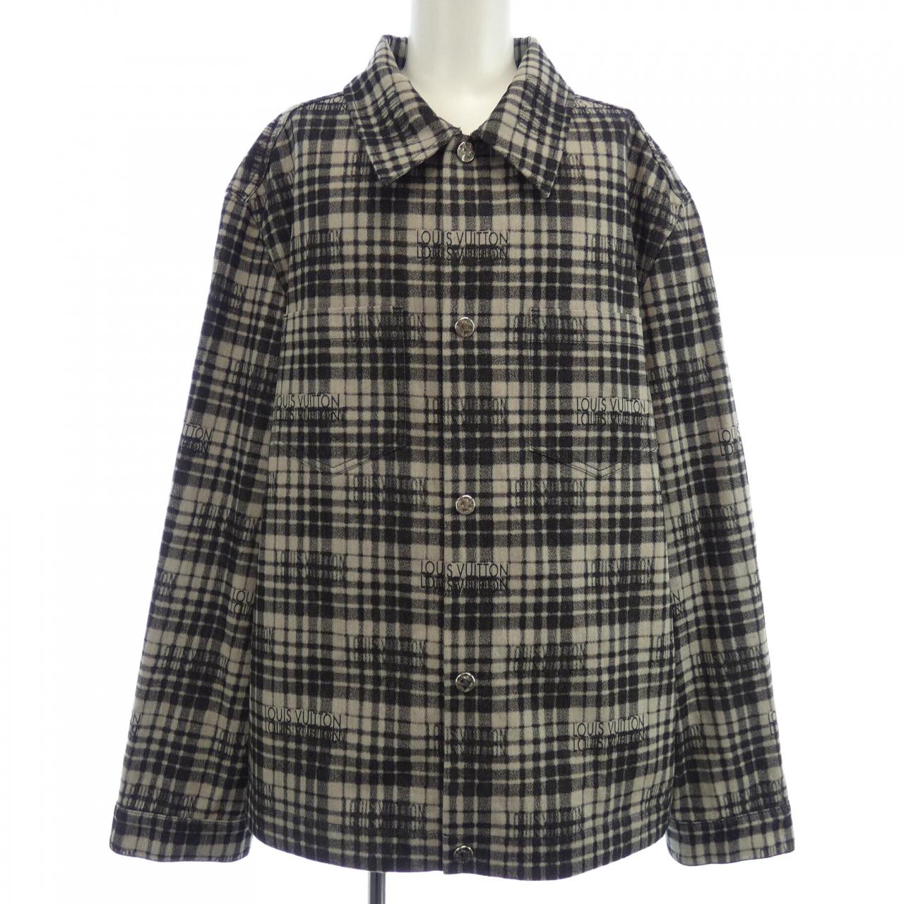 ルイヴィトン LOUIS VUITTON チェックデニムオーバーシャツ HPA90WARA シャツ