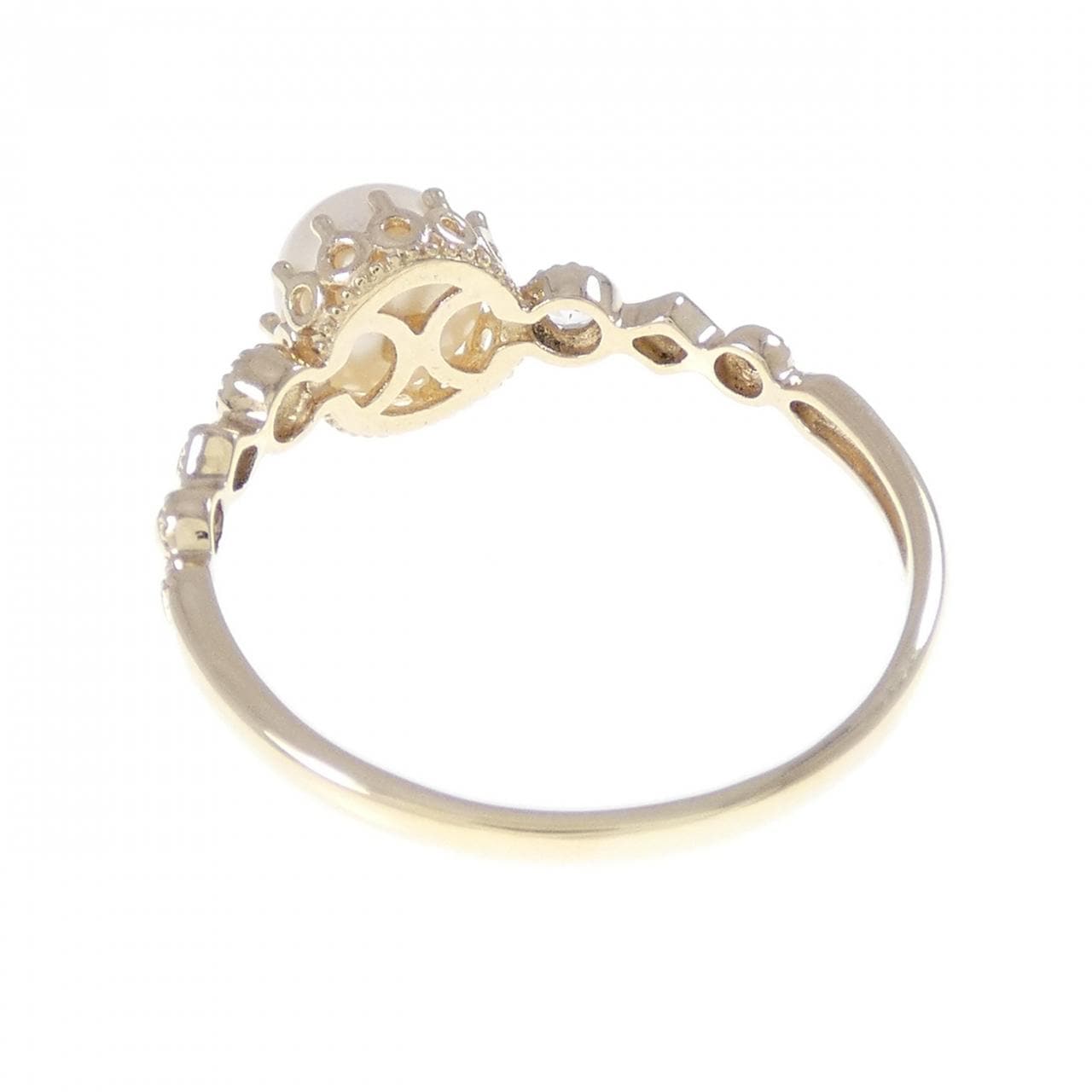 K10YG 淡水パール リング