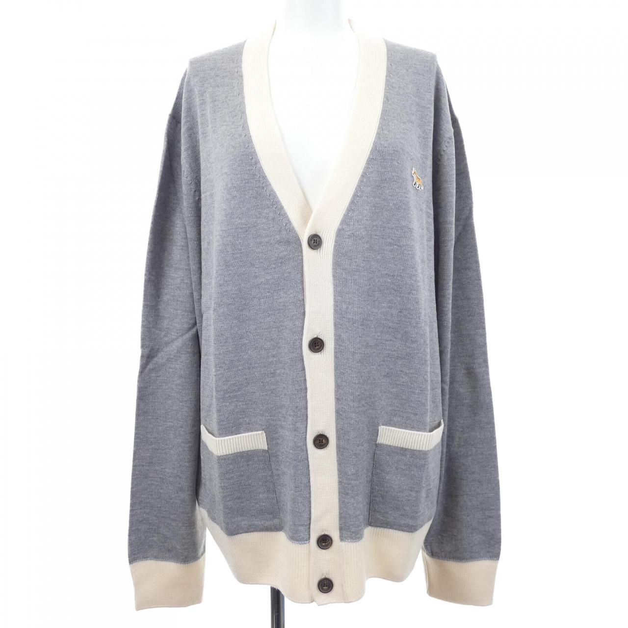 メゾンキツネ MAISON KITSUNE HU00542KT1036 カーディガン