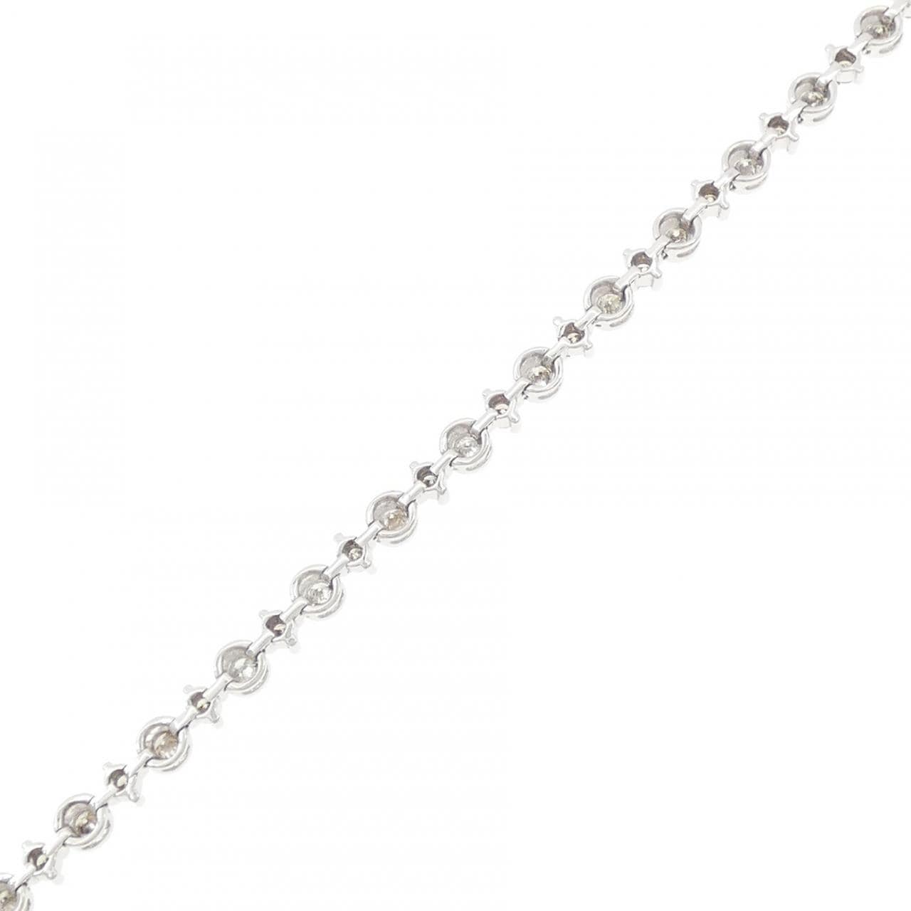 K18WG ダイヤモンド ブレスレット 1.50CT